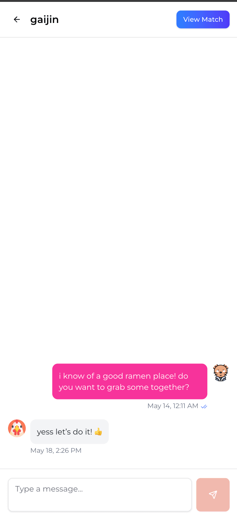 Chat Before Meeting